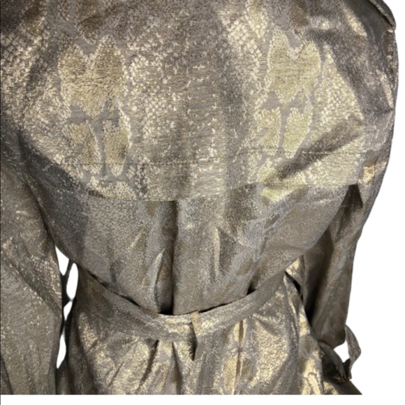 NWT Calvin Klein size small gold shimmery jacket - Picture 7 of 8